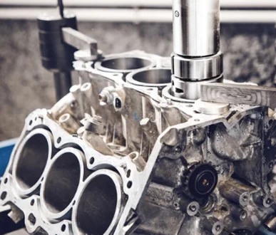 Engine block boring services with precision machinery for cylinder alignment
